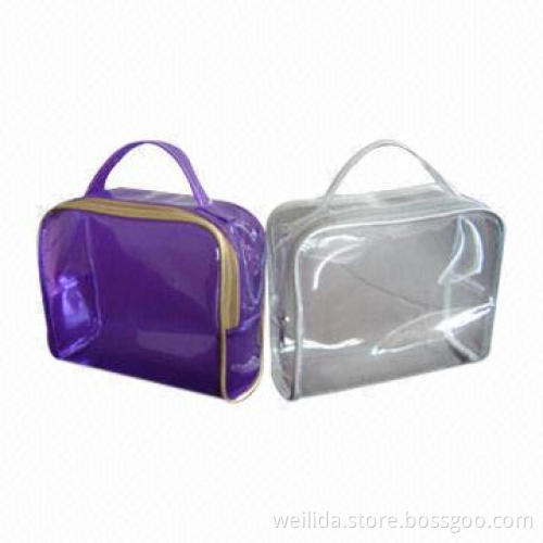 Fashionable PVC Cosmetic Bag, Measures 20 x 8 x 17.5cm, Customized Logos are Accepted